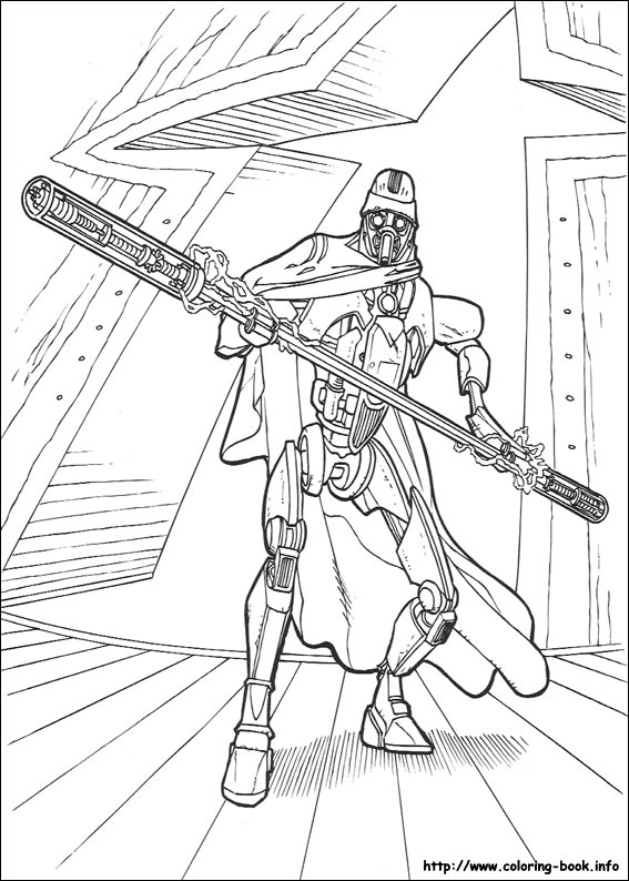 Star Wars coloring picture